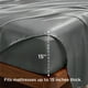 thumbnail image 5 of Juego de Sábanas Bedsure Satinado para Cama Matrimonial 4 Piezas Gris Oscuro, 5 of 9