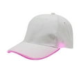 thumbnail image 2 of TANGNADE Baseball Hats for Women LED Lighted up Hat Glow Club Party Hip-Hop Adjustable Sports Cap Summer Hats Pink, 2 of 2