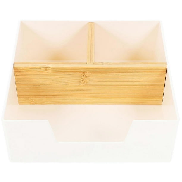 Tea Bag Storage Box Coffee Tea Bag Holder For Office Use Rectangular Shape 1Set