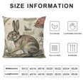 thumbnail image 5 of YINGXI Throw Pillow Cover Animal Cute Botanical Floral Leaf Nature Insect Foliage Bud Pillow Case Decorative Men Women Boy Girl Room Cushion Cover for Home Couch Bed 18x18in, 5 of 5