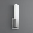 thumbnail image 3 of 15.75 Inch 11.9W 120V 1 Led Wall Sconce-Polished Nickel Finish-Matte White Shade Color Oxygen Lighting 3-519-20, 3 of 3
