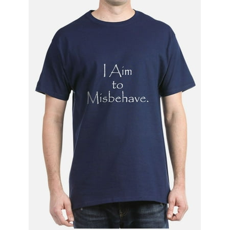 I Aim To Misbehave 100 Cotton T Shirt - 