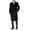 Black, variant on Men's Topcoat, Single Breasted Luxury Wool Full Length Topcoat for Men