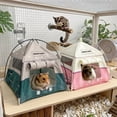 thumbnail image 5 of 1PC Breathable Mesh Small Pet Tent Hamster Hideout Foldable Parrot Cage Nest Sugar Glider Sleeping Beds Guinea Pig Cozy Habitats, 5 of 8