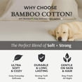 thumbnail image 4 of BedVoyage Soft, Cozy Premium Pillowcases for Sensitive Skin - Melange Bed Pillow Covers Made of Viscose Derived from Bamboo & Cotton - King 2 Pack, Sand, 4 of 6