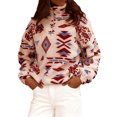 thumbnail image 2 of Ayfxijin Fleece Jacket Women Winter Long-sleeved Turtleneck Jacket, 2 of 6