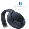 thumbnail image 2 of TCL Midnight Blue On-Ear Sound Isolating Hi-Res Wireless Headphones with Built-in Mic - ELIT400BTBL, 2 of 5