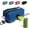 Blue, variant on Dog Poop Bag Dispenser and Treat Holder for All Leashes. 2 Waterproof Pouches for Pet Waste Bags and Dog Walking Accessories + 1 Free Roll. Leashrr 2.0