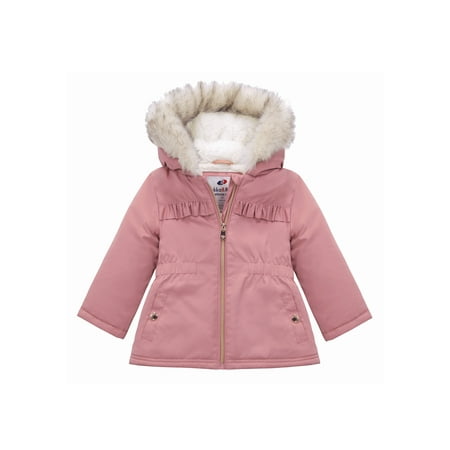 Rokka&Rolla Toddler Baby Girls' Fleece Lined Parka Jacket Kids Coat