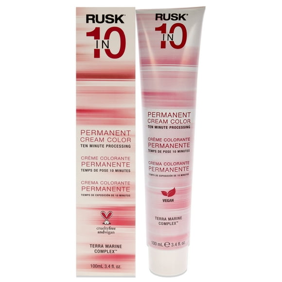 Coloration Crème Permanente In10 - 3N Brun Naturel Foncé par Rusk pour Unisexe - Coloration Capillaire 3,4 oz