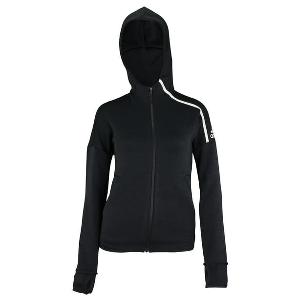 Adidas Girls Youth Z N E Fast Release Hoodie Black Walmart Com Walmart Com