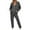 Dark Gray, variant on Fall 2 Piece Lounge Sets For Women Long Sleeve Solid Casual Drawstring Hoodie Higt Waist Trousers Tracksuit Running Sportswear Fall Winter SetsOutfits