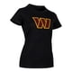 thumbnail image 3 of NFL Playera Aficionado Básica Washington Commanders Negro para Mujer, Talla Grande, 3 of 5