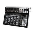 thumbnail image 1 of Mezclador de audio,Mezclador de audio Mini ecualizador estéreo profesional,Consola mezcladora de sonido Consola mezcladora de 6 canales,Sistema de consola de placa de sonido de grabación de, 1 of 9