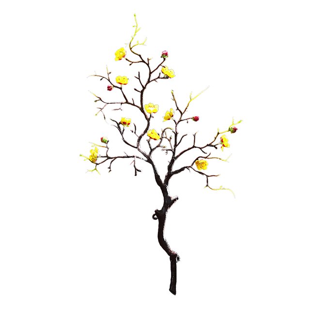 Artificial Flower Dining Table Decoration Plum Blossom Floral Silk Oncidium Fake For Wedding Long Time Lasting Branch