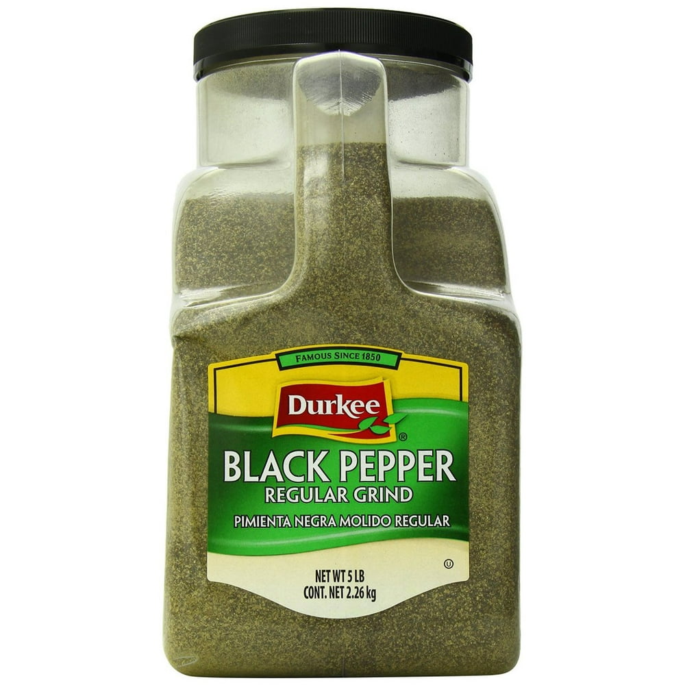Durkee Black Pepper, Regular Grind, 5Pound