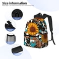 thumbnail image 3 of Fotbe Vintage Sunflowes Mochila Ligera Casual para Laptop para Hombres y Mujeres, Mochila Impermeable de Uso Diario, Mochila para Universidad, 3 of 6