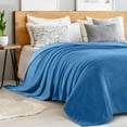 thumbnail image 2 of SEDONA HOUSE Flannel Fleece Blanket, Twin Size 60 x 80 Inches, Teal, 2 of 8