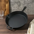 thumbnail image 2 of Mainstays 12 Inch Non-Stick Cast Iron Frying Pan with Ergonomic Handle, Black, 2 of 9