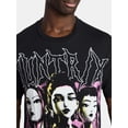thumbnail image 4 of KPop Demon Hunters Men's and Big Men's Huntrix Poster Oversized Graphic Tee, Sizes XS-3XL, 4 of 5