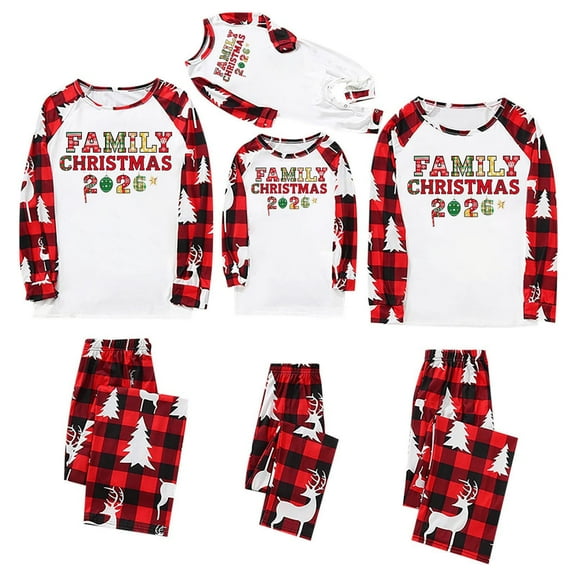 LEKWK Matching Christmas Pajamas for Family Two Piece Lounge Outfits Womens Christmas Pjs Christmas Pijama Women