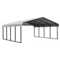 thumbnail image 1 of Arrow 20 x 20 x 7 ft Eggshell Carport, 1 of 8