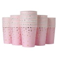 thumbnail image 1 of Vasos de fiesta, vasos de papel, pajitas para beber, vajilla de papel para fiesta para boda, fiesta de cumpleaños, 1 of 6