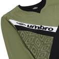 thumbnail image 3 of Sudadera Umbro Talla G Deportiva con Bloques Diagonales Verde con Negro, 3 of 3