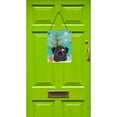 thumbnail image 2 of Caroline's Treasures BB1635DS1216 Christmas Tree and Black Pug Wall or Door Hanging Prints, 12x16, multicolor, 2 of 2