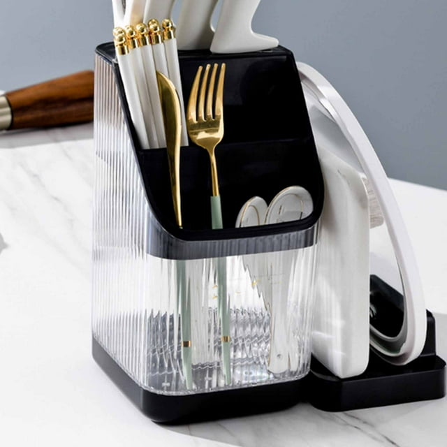 Cooking Utensil Knife Holder,Knife Block Utensil Holder Knife Utensil Holder Kitchen Utensils Knife Storage Holder Convenient Use
