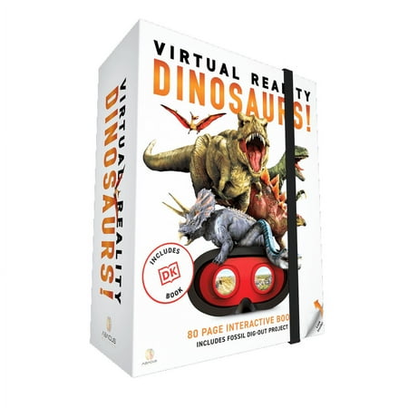 Abacus Brands Dino Dig Interactive Learning Science Kit for Kids with VR Goggles