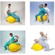 thumbnail image 4 of InnotechSC Pelota de Maní Antiestallido para Parto, Fisioterapia, Fortalecimiento del Tronco, Asientos Flexibles, Aptitud Física, Asiento Sensorial (Incluye Bomba), 4 of 9