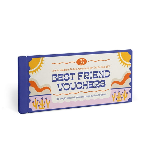 Em & Friends Vouchers Best Friend Vouchers, Bff Gift Coupons, Book of 15 Perforated Vouchers, (Hardcover)