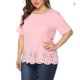 thumbnail image 1 of Blusa de mujer Jumpingount AP001989-01 Rosa L, 1 of 6