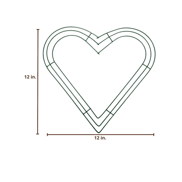 Heart Wreath Frame Debosser Stamp –