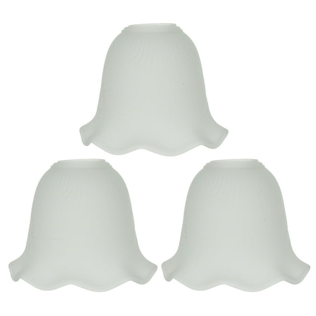 Pantallas de cristal E27 para lámparas colgantes, cubiertas de luz (colores surtidos), 3 uds.