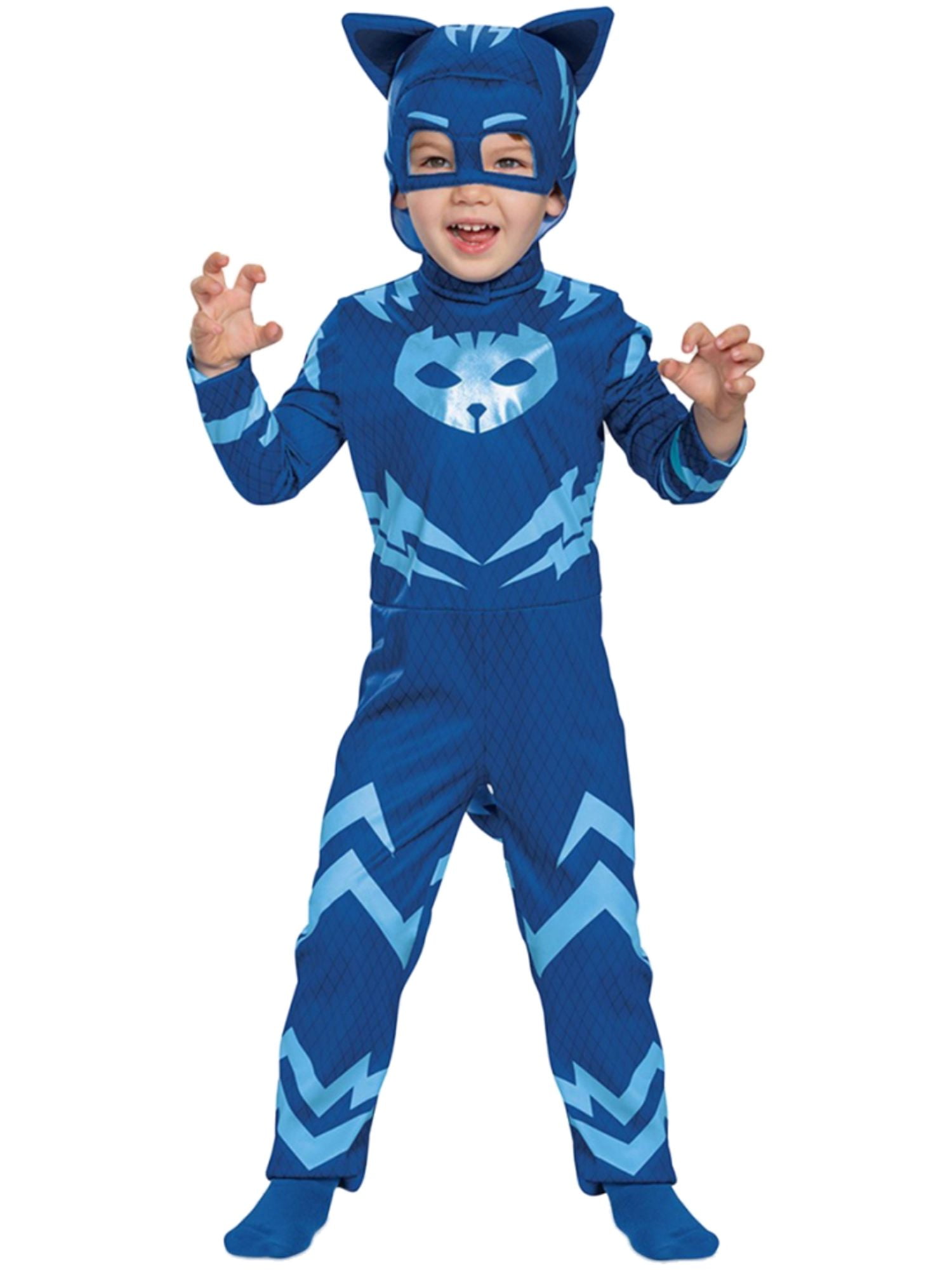 neck Hopeful Skepticism Toddler Boys PJ Masks Blue Catboy Halloween Costume With Detachable Tail 2T  - Walmart.com