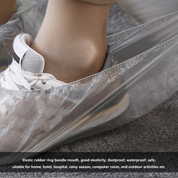 Cubierta 80 Uds Cubierta De Zapato Gruesa Desechable Impermeable Antideslizante Protector De Zapatos A Prueba De Polvo