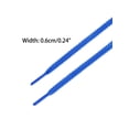 thumbnail image 3 of INSPIRE CHIC Flat Colorful Shoelaces Work Boot Laces Fashion Shoe Laces 2 Pairs Royal Blue 140cm/55.12", 3 of 4