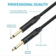 thumbnail image 5 of 1/4Guitar Cable Male To Male TS/TRS Balanced Stereo Audio Cable 100cm, 5 of 5