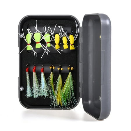 12pcs Fly Fishing Lure Flies Trout Lures Artificial Fishing Lures Bait with Waterproof
