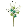 thumbnail image 2 of Xihbxyly Ramas Artificiales de San Patricio, Diseño de Trébol de Cuatro Hojas, Arreglo Floral Primaveral, Decoración Festiva para El Hogar, Un Toque de Suerte para Fiestas, Juego de 3, Tamaño de 40 C, 2 of 6