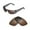 Brown, variant on Walleva Titanium Polarized Replacement Lenses for Spy Optic MC Sunglasses