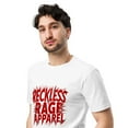 thumbnail image 7 of White Reckless Rage Apparel Unisex Crew Neck, 7 of 7