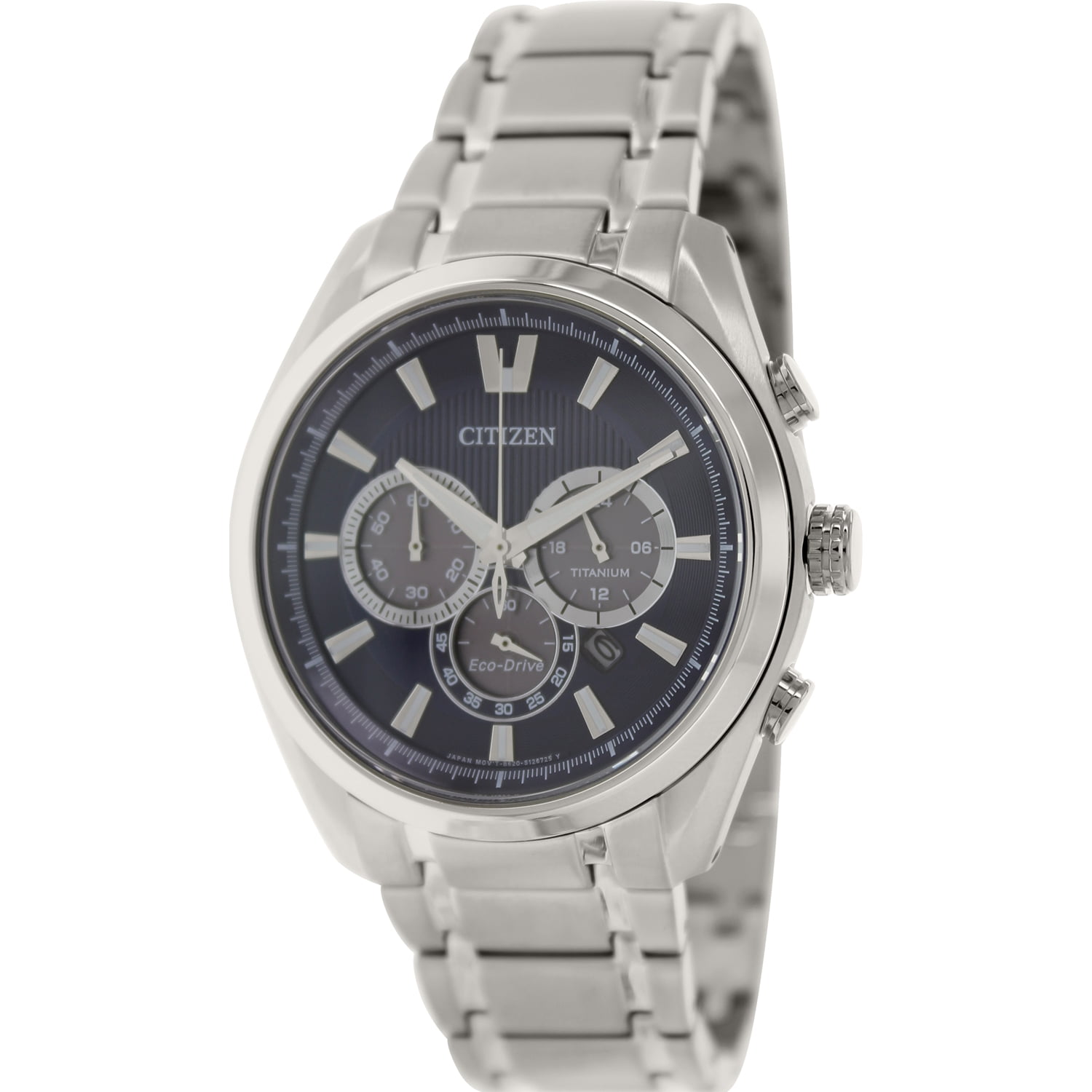 Citizen Men's Eco-Drive CA4010-58L Silver Titanium Fashion Watch ...