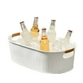thumbnail image 5 of Better Homes & Gardens- White Medium Oval Galvanized Tub, 20.27 IN L x 11.22 IN W, 5 of 5
