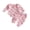 Pink, variant on Loicainy Infant Baby Girls Fall Outfit 3 6 9 12 18 Months Cherry Print Long Sleeves Romper and Pants Clothes Set