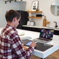 thumbnail image 2 of Real Leather Desk Pad | Large Mouse Pad | 28x13" Computer Mat for Desk | Mouse & Keyboard Pad | Desk Mats on Top of Desks | Desk Mat for Desktop, 2 of 5