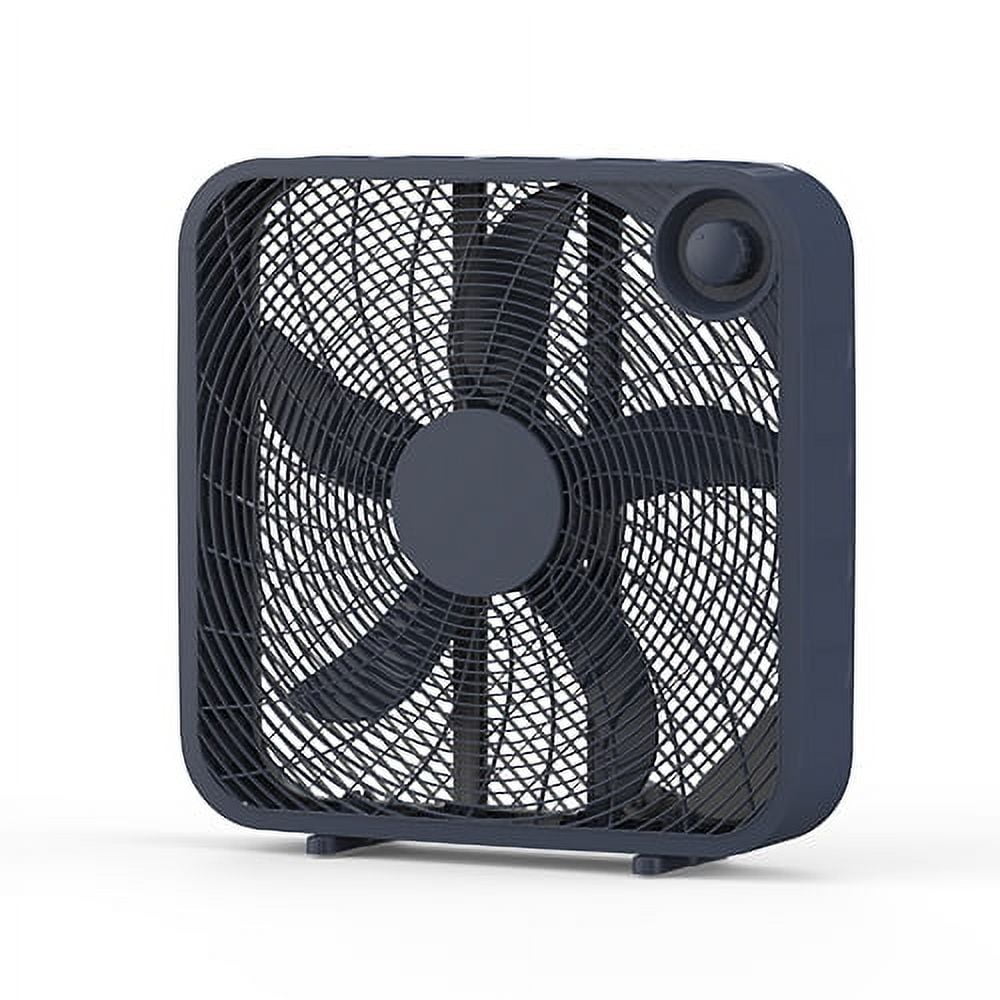 Mainstays 20" 3-Speed Portable Box Fan, FB50-16HI, New, Indigo