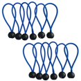 thumbnail image 1 of Cordón elástico Zulema Bungee de bola 4 pulgadas Azul 12 Piezas, 1 of 8